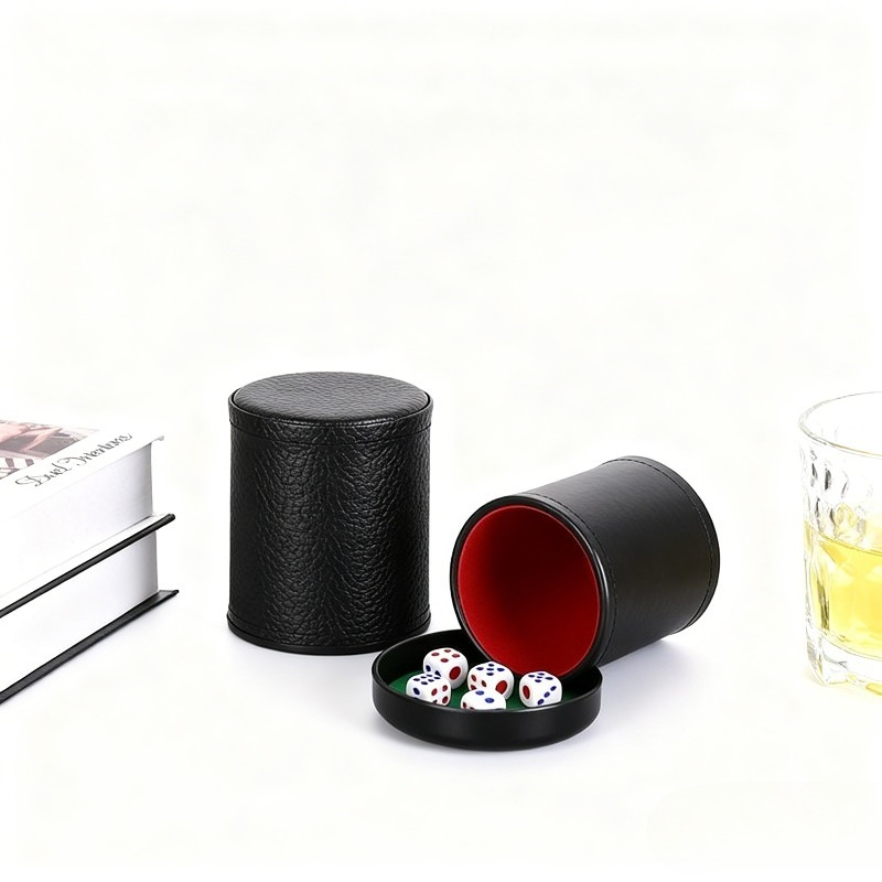 Orange Green Red Leather Dice  - Board Game Yahtzee review and price
