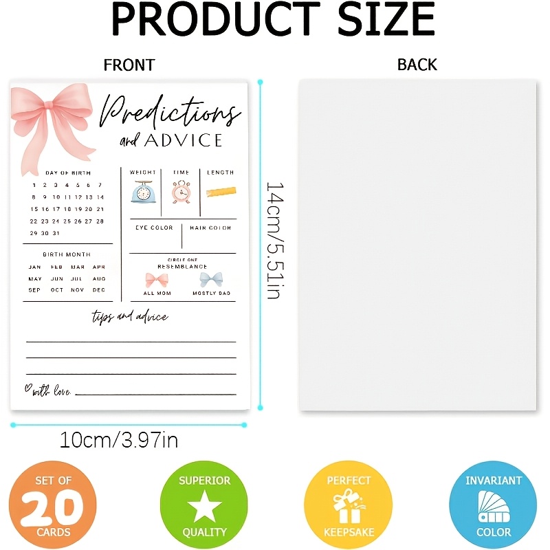 20PCS Baby Prediction and Sugg - Board Game Simple review and price