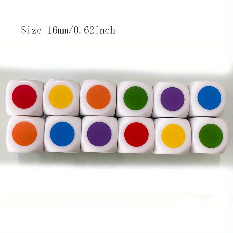 10Pcs Multicolor 6-Sided Numbe - Board Game Yahtzee review and price