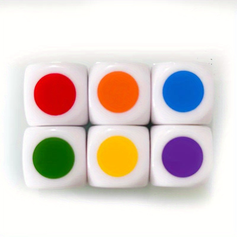 10Pcs Multicolor 6-Sided Numbe - Board Game Yahtzee review and price