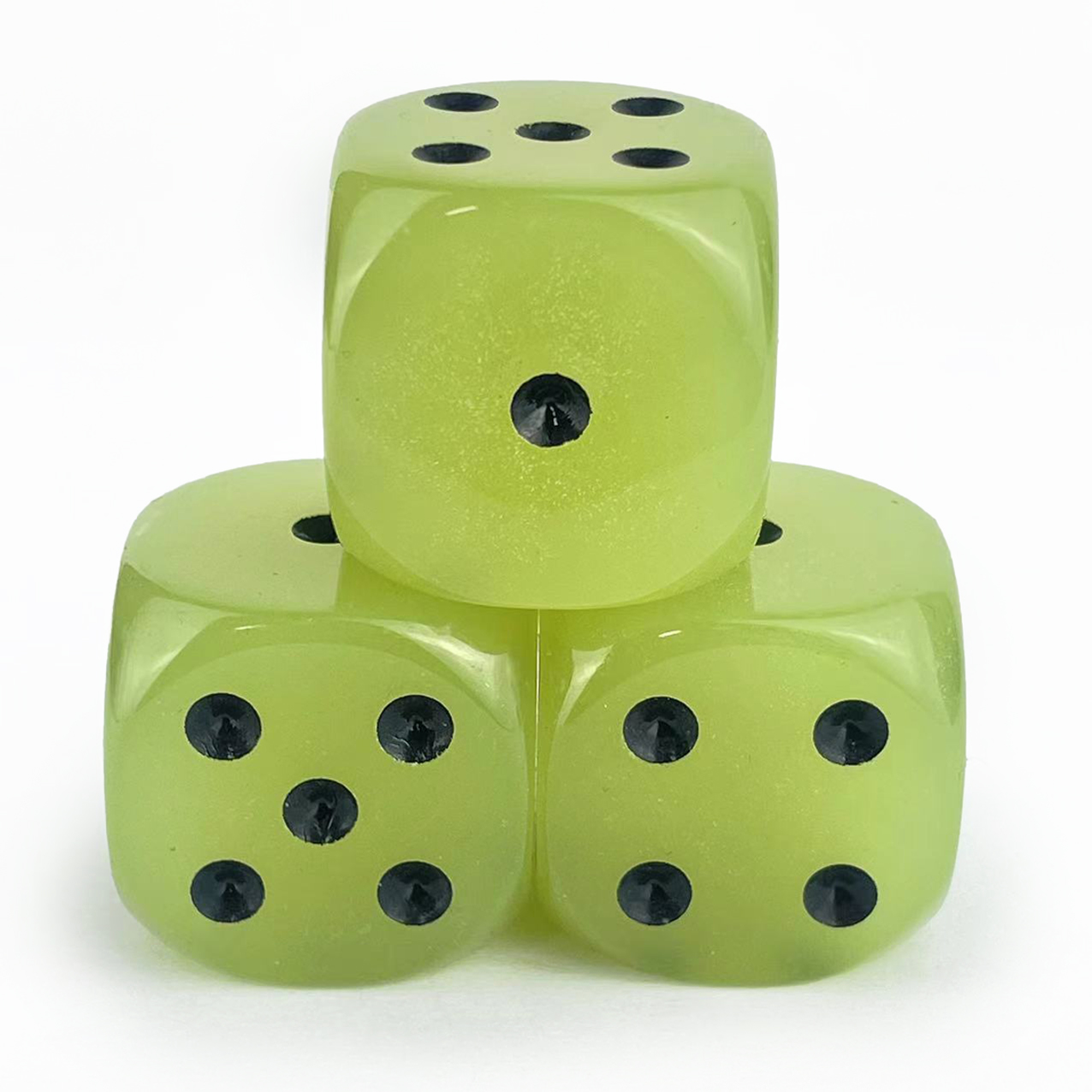 3-Pack 30mm D6  Glow in The Da - Board Game Yahtzee review and price