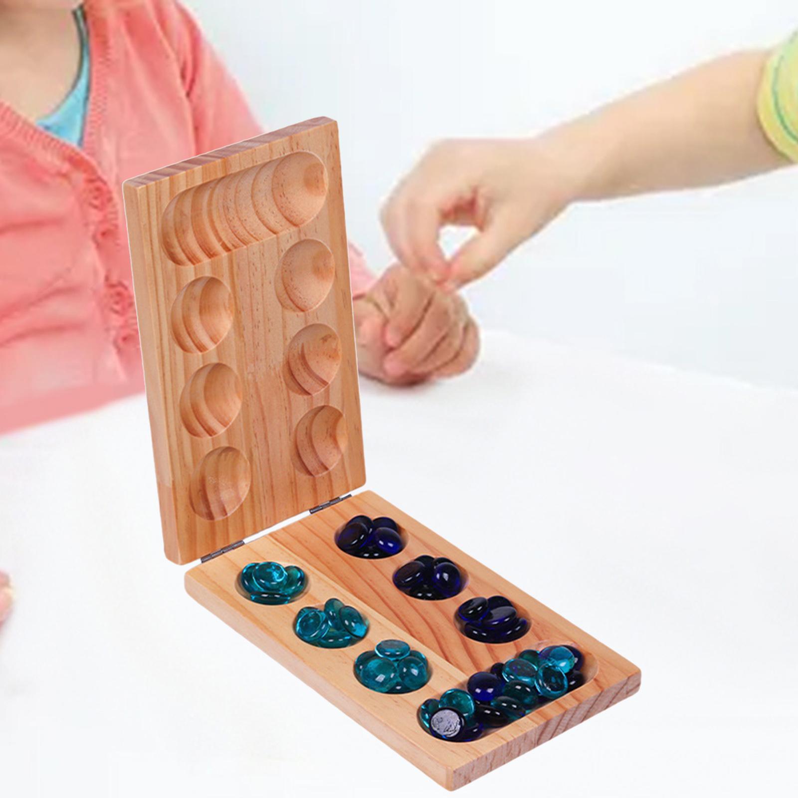 Wood 48 Beads Mancala Board Ga - Board Game Jenga review and price